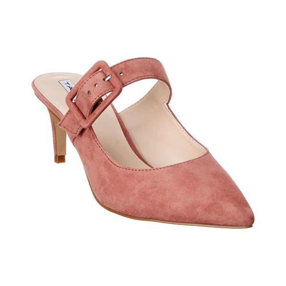 Tahari Blush Skyla Mules NWOT